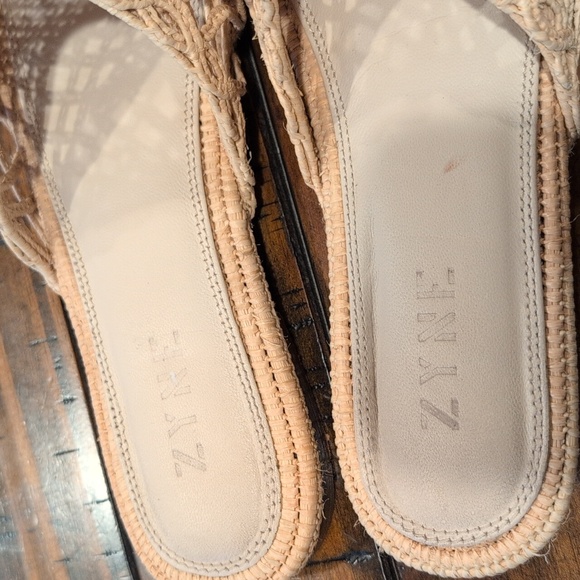 Zyne Raffy I Mule Slides Raffia 38 - Picture 4 of 9